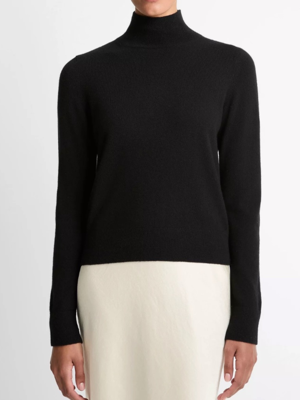 Vince Wool Black Turtleneck Sweater Size M